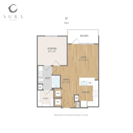 Centric One90 Apartments A7 Floor Plan