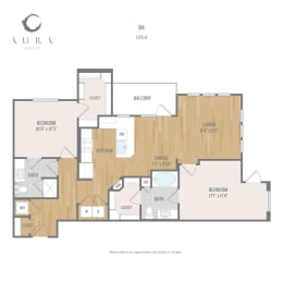 Centric One90 Apartments B4 Floor Plan