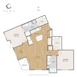 Centric One90 Apartments B7 Floor Plan