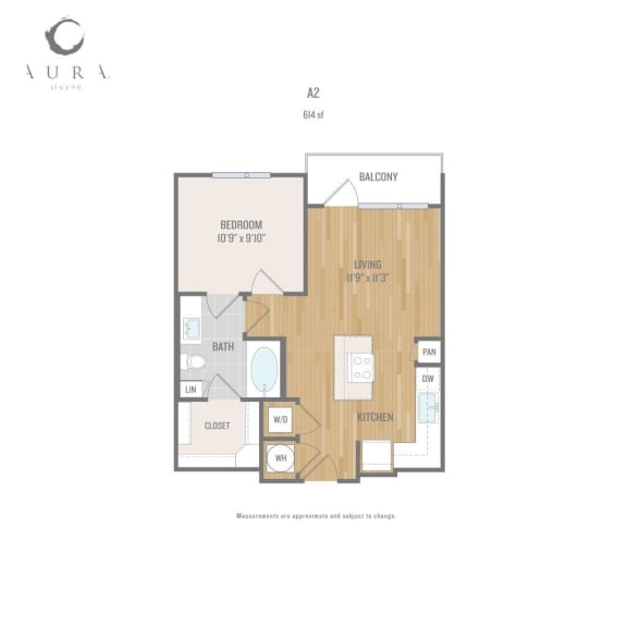 Aura One90 Apartments A2 Floor Plan