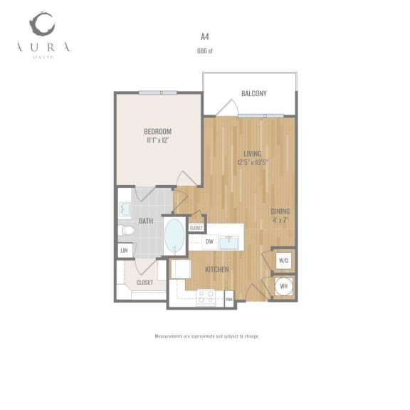 Centric One90 Apartments A4 1 Floor Plan
