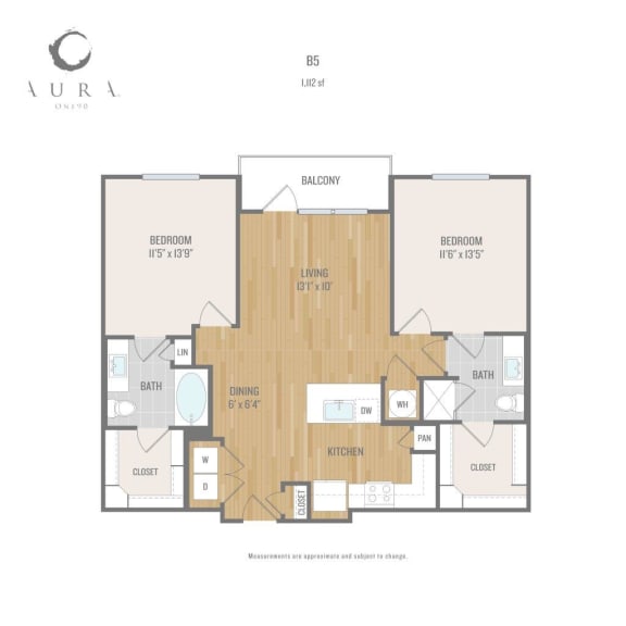 Centric One90 Apartments B5 Floor Plan