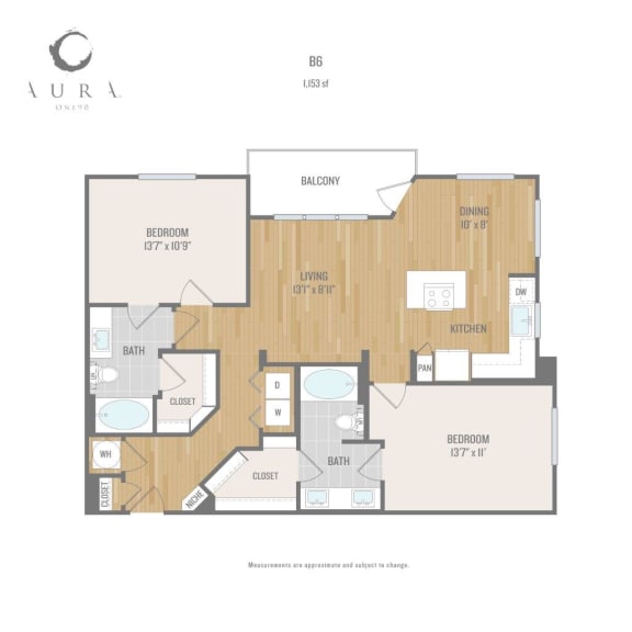 Centric One90 Apartments B6 Floor Plan