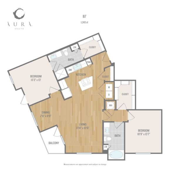 Centric One90 Apartments B7 Floor Plan