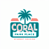 A sign for Coral Park Place student housing features a palm tree.