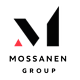 A logo with a red triangle and the words "MOSSANEN GROUP" in white.