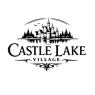 A logo for Castle Lake Village features a castle and trees.