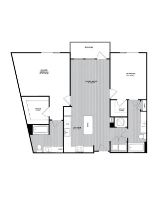 B5 Floor Plan at The Parker at Maitland Station, Maitland, 32751