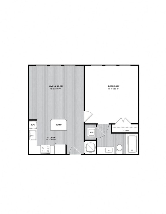 S2 Floor Plan at The Parker at Maitland Station, Florida, 32751