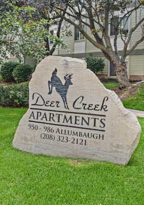 Deer Creek Apartments in Boise, Idaho Monument Sign