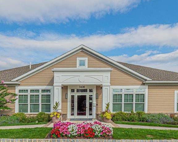 Clubhouse Exterior at Palmer View, Palmer Township, Pennsylvania