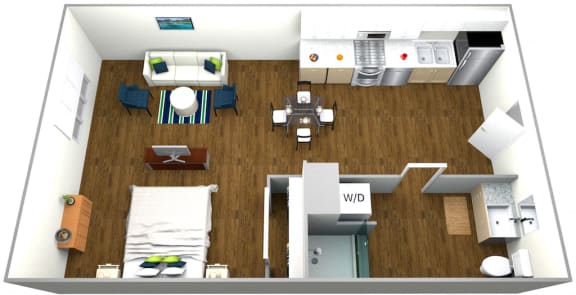 The Roy Studio Apartment Type B Floor Plan