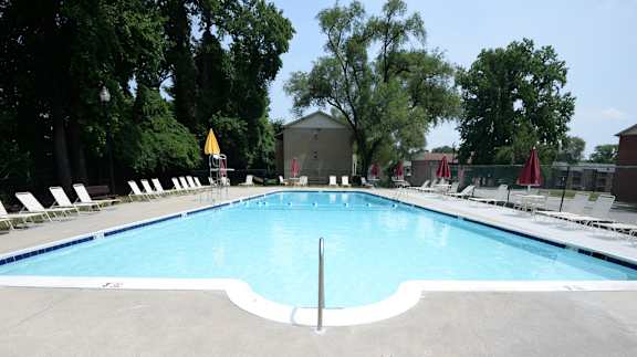 Swimming pool at Rockdale Gardens Apartments*, Baltimore