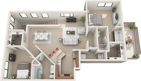Essex Floor Plan at Sereno Townhomes, Arizona