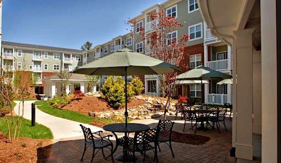 Outdoor Patio at Sweetwater Terraces Apartments, Georgia