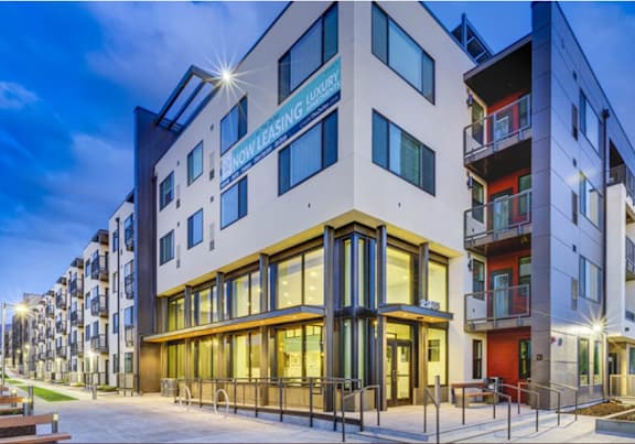 Building Exterior View at The Zeller, Salt Lake City, UT, 84115