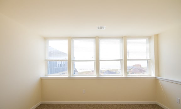Window view in living room