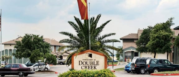 Townhomes at Double Creek monument sign