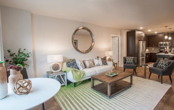 Living Room at Union West Apartments in Lakewood, CO