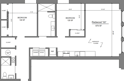  Floor Plan Redwood