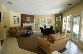 Northlake Apartments Jacksonville, Florida community clubhouse great room seating area