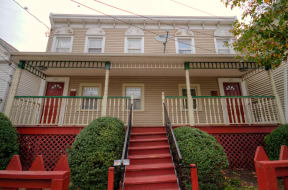 Exterior or building with front porch