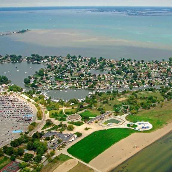 a city from the air
