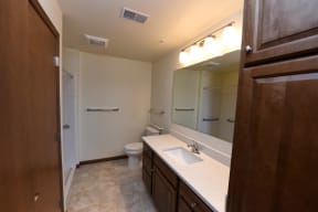 Bathroom with Large Linen Closet