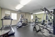 our apartments have a gym with plenty of equipment