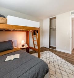 Tara Hill Apartments in Anaheim, California Model Bedroom