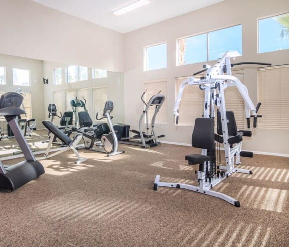 the gym at the apartments for rent at Citrus Apartments, Las Vegas,89101