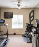 the gym at the apartments for rent at Quail Run Apartments, Vancouver