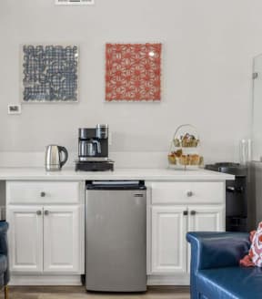 a kitchen or kitchenette at the nod at red river at Aspire Redlands, California, 92374