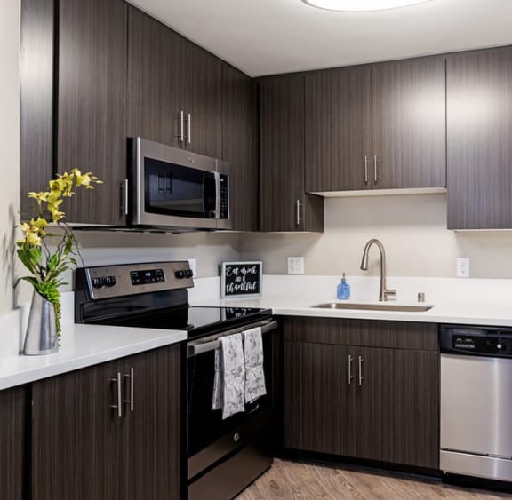 Kitchen at Village Square, California