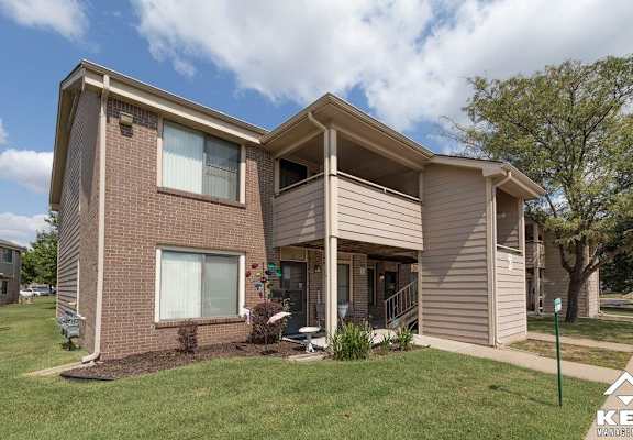 Private Patio/Balcony at Springcreek Apartment in Derby, KS