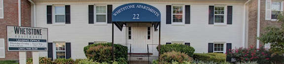 Entrance to leasing office and landscape