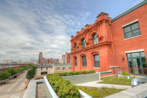 Exterior of building property