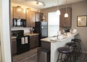 Thumbnail 12 of 17 - Hoff apartments kitchen in one bedroom apartment
