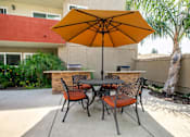 Thumbnail 45 of 69 - BBQ/Picnic Area at Lombardi Apartments, Woodland Hills, CA