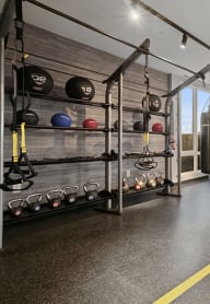Fitness Center With Modern Equipment at The Brick of Hackensack, Hackensack, NJ, 07601