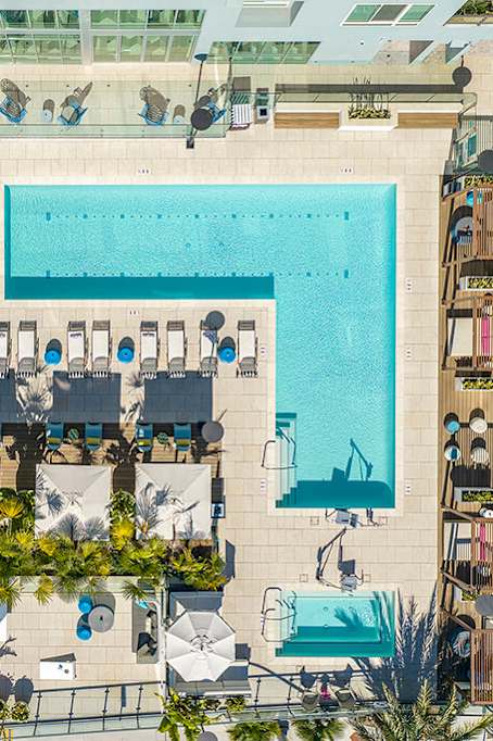 Pool at Rivair Apartment Homes in San Diego CA