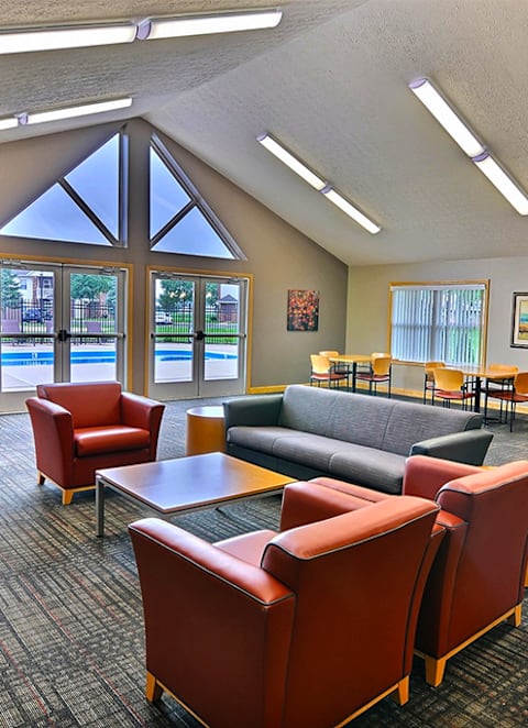Community room amenitie at Copper Gate, Lafayette, 47909