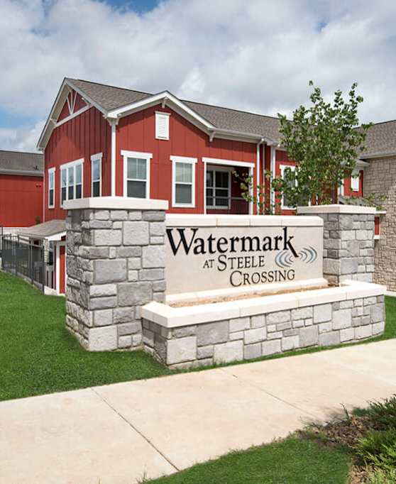 Property signage at Steele Crossing, Arkansas, 72703