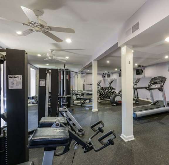 Fitness Center With Updated Equipment at The Summit at Avent Ferry Apartments, 1025 Avent Hill, Raleigh
