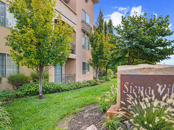 Property Signage at Siena Villas Apartments, Orem