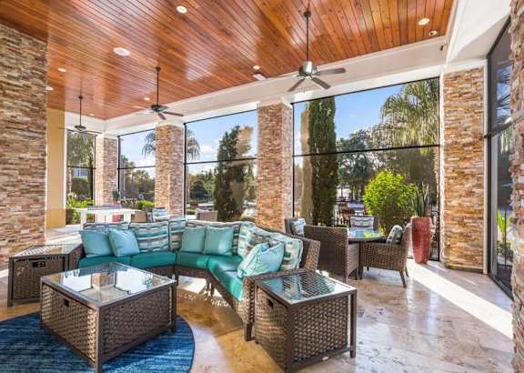 Pool Area Lounge at The Oasis at Brandon, Riverview, 33578
