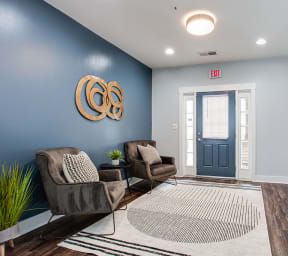 Modern Living Room at Wildcreek Apartments, Georgia 30021