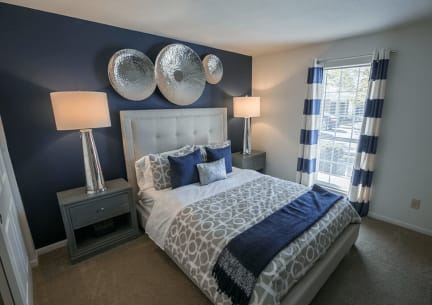 Large Comfortable Bedrooms at The Residence at Christopher Wren Apartments, Ohio