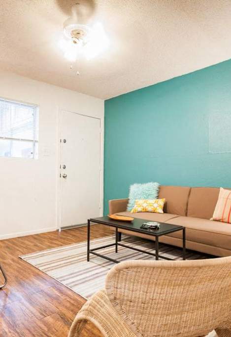 Casa 39 Apartments living area with decor