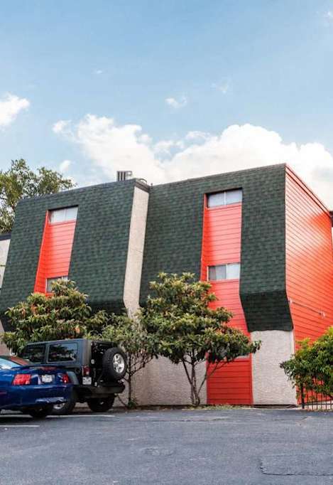 Casa 39 Apartments outdoor parking lot and exterior building